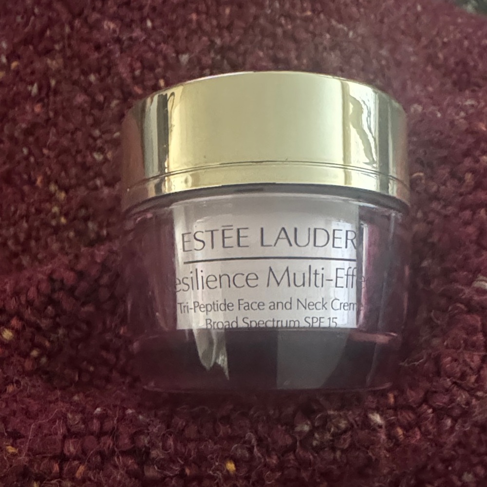 Estee Lauder Resilience Multi-Effect Face & Neck Cream - Pink and Gold